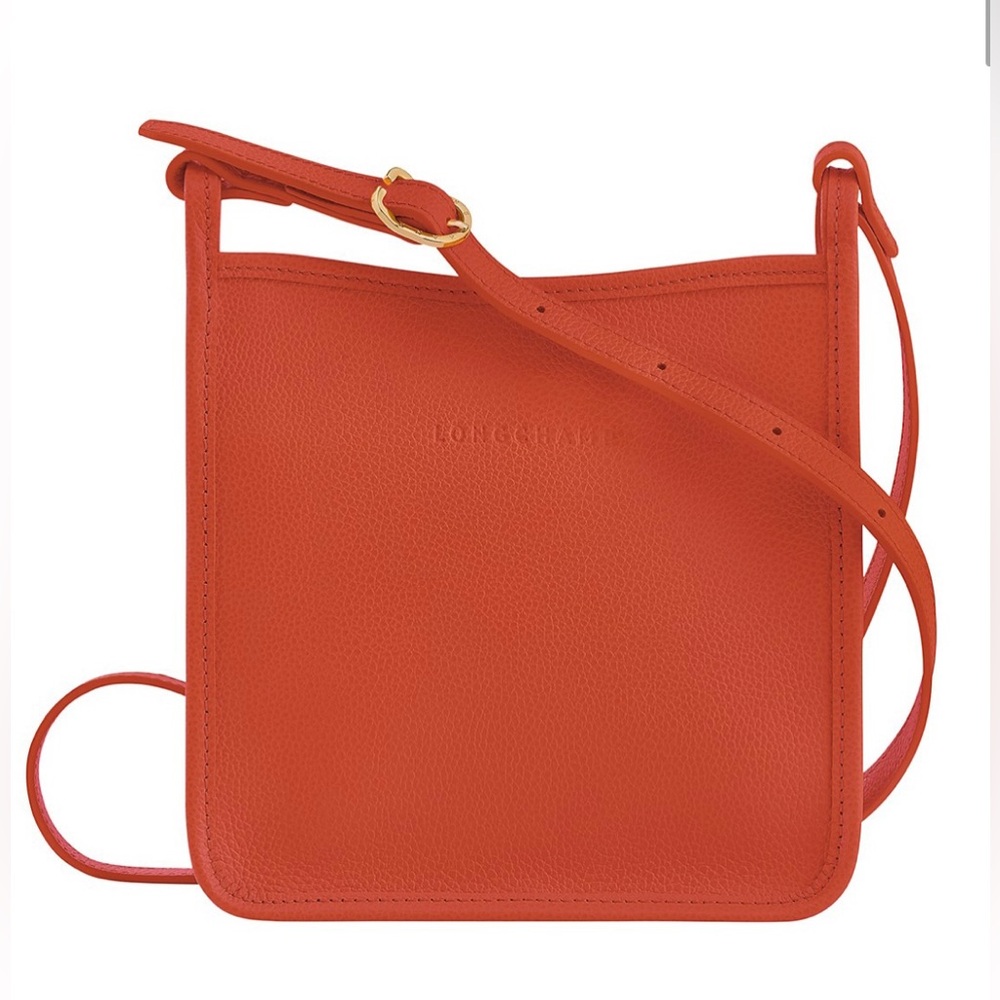 LONGCHAMP Le Foulonné Small Zip Leather Crossbody